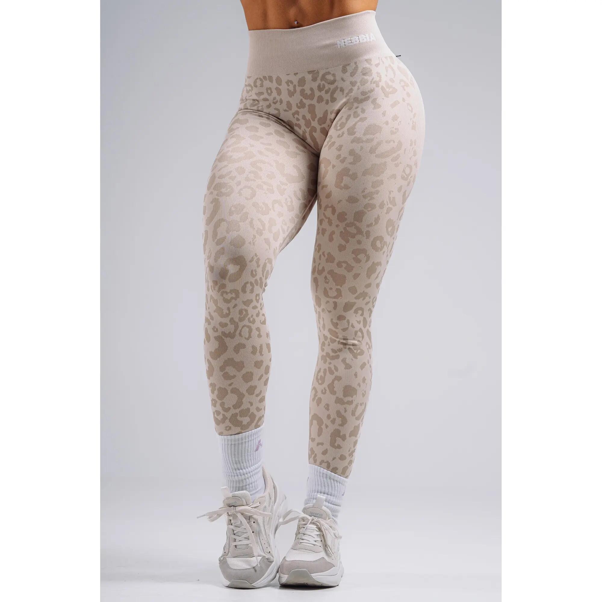 Push-Up Kompressionsleggings mit Leopardenmuster PRIMAL 849 CREAM LEOPARD 2/5