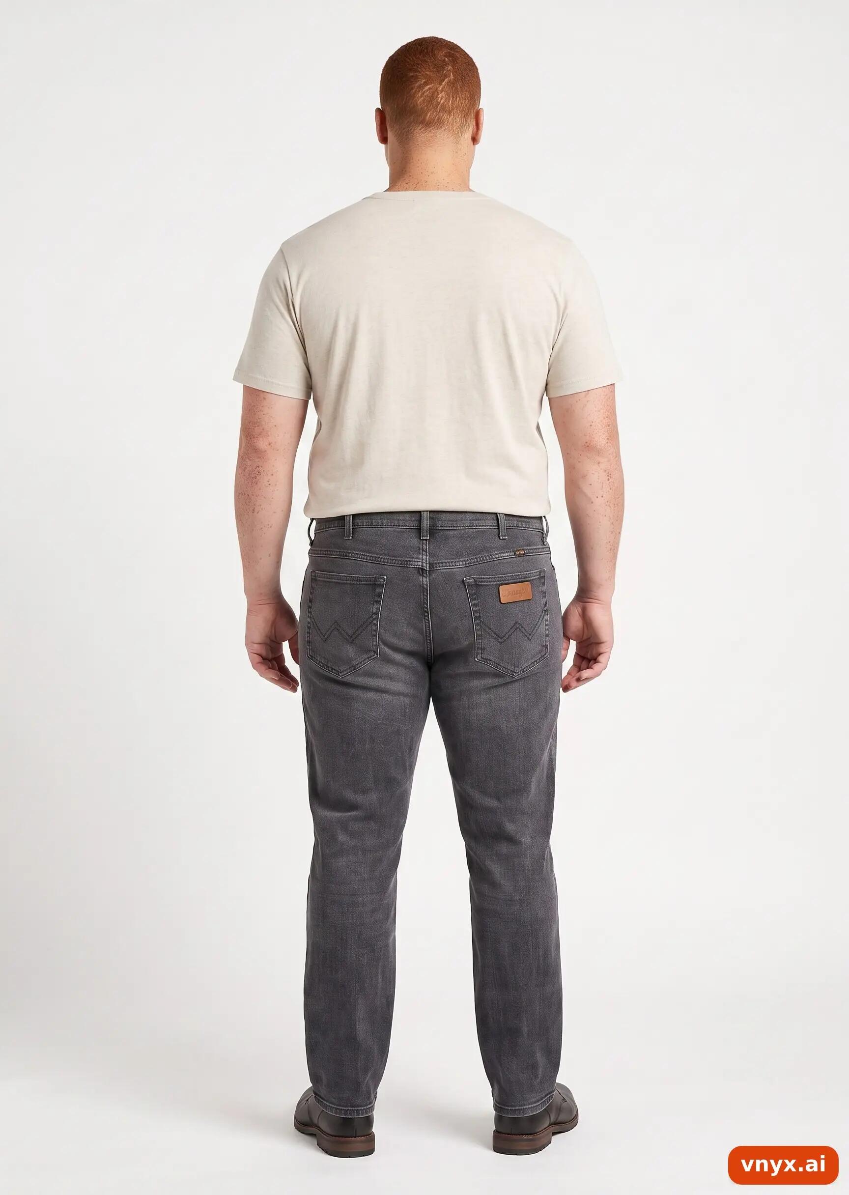 Second Life - Vintage Wrangler Charcoal Jeans Men W40 L34 4/6