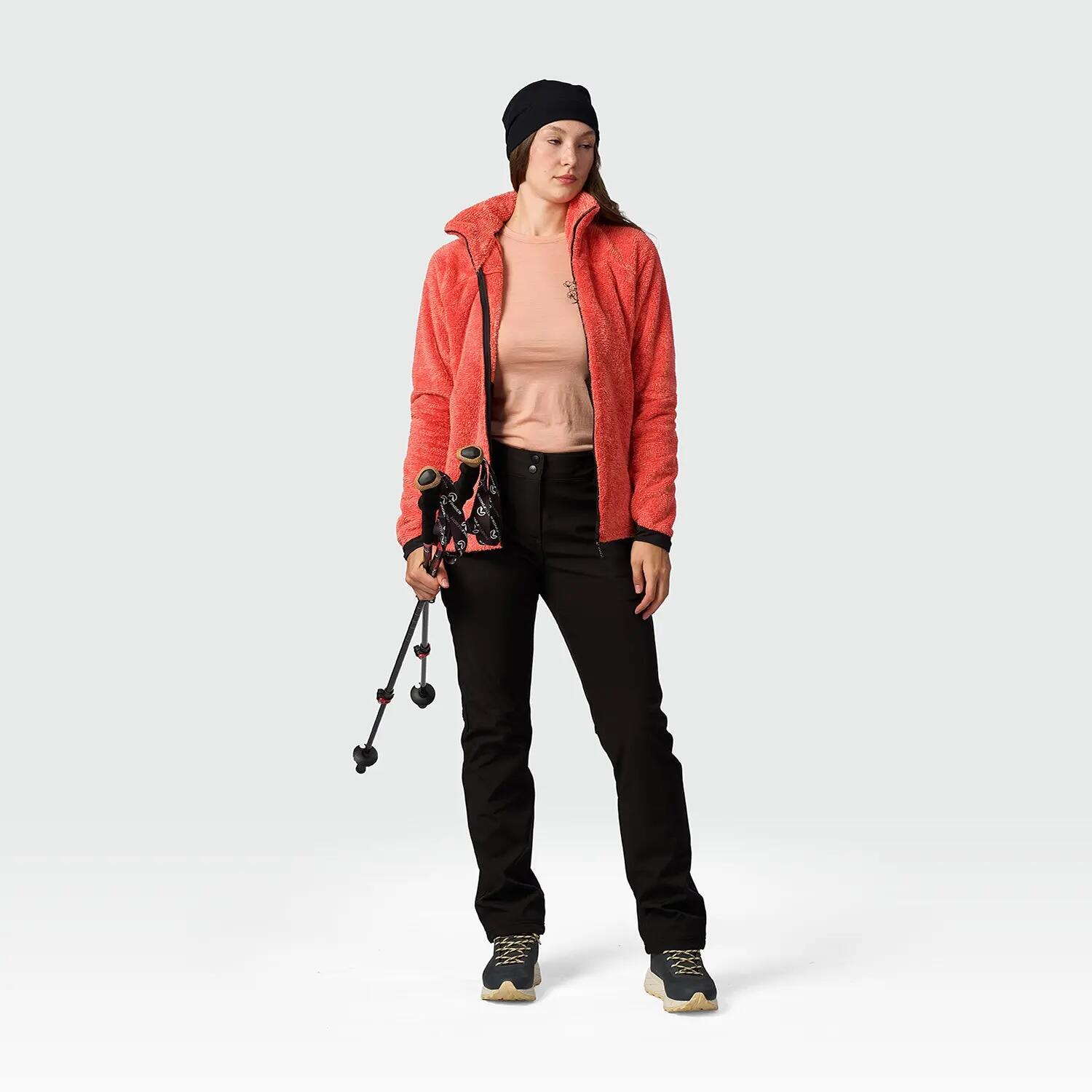 MARIANELA – dámský outdoorový sherpa fleece svetr, střední vrstva 6/7