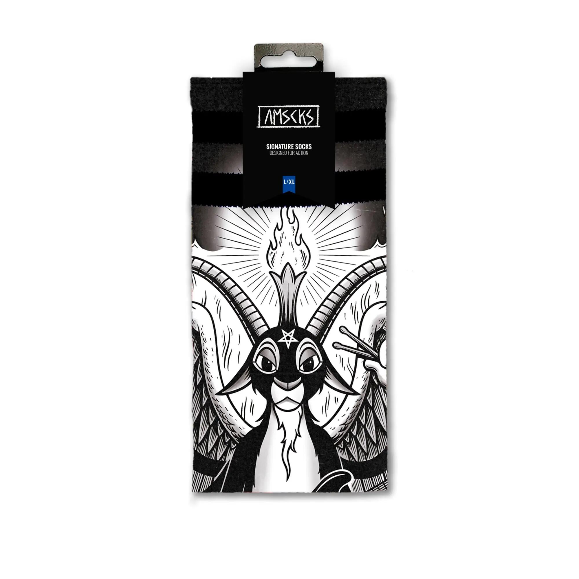 Baphomet - Meias de ciclismo, corrida e ginásio 7/7