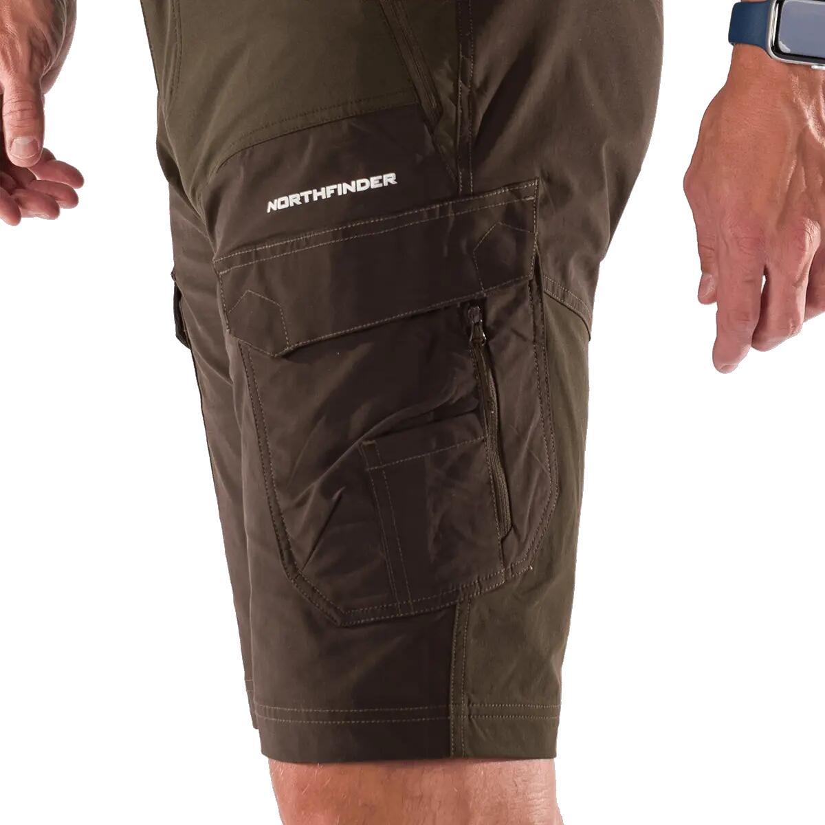 Pánské outdoorové hybridní kapsáčové šortky CASTOR 9/10