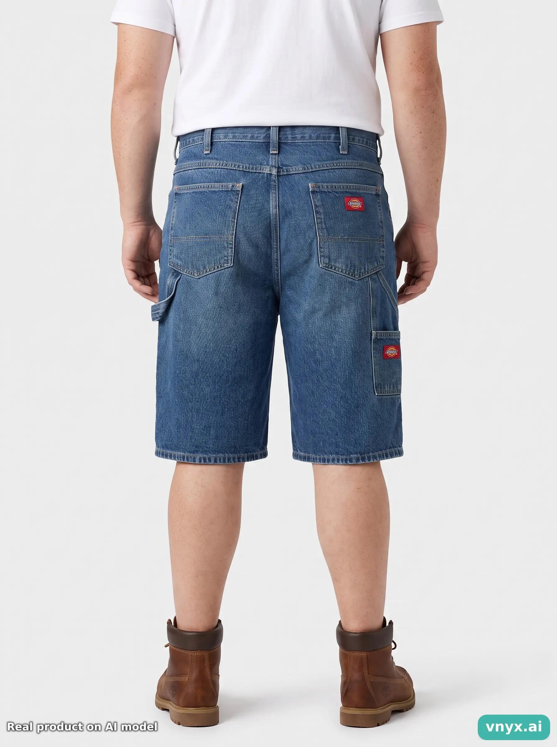 Second Life - Vintage Dickies Shorts Mid-Blue Men W35 4/6
