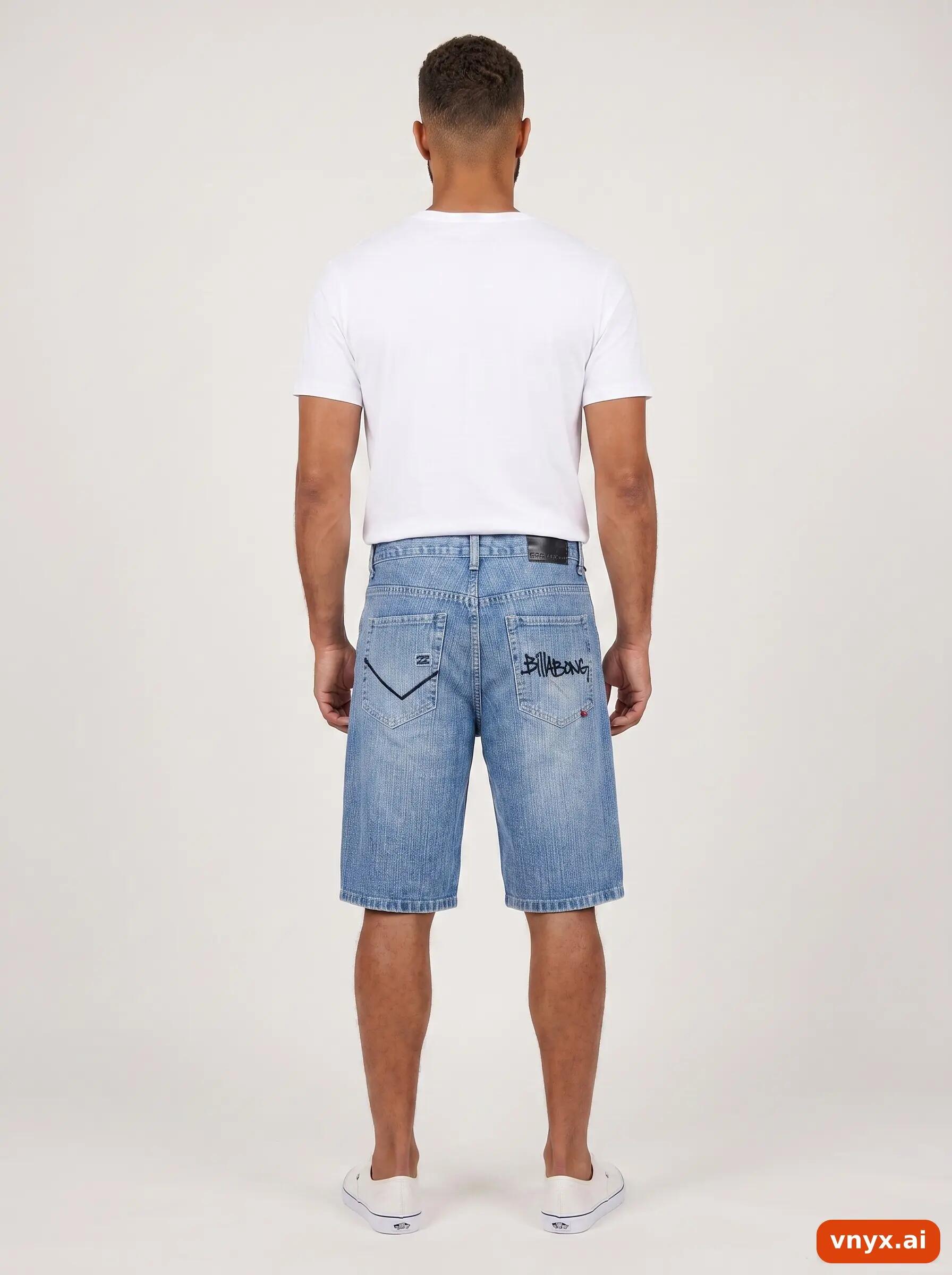 Second Life - Vintage Billabong Light Blue Shorts Men W38 4/6