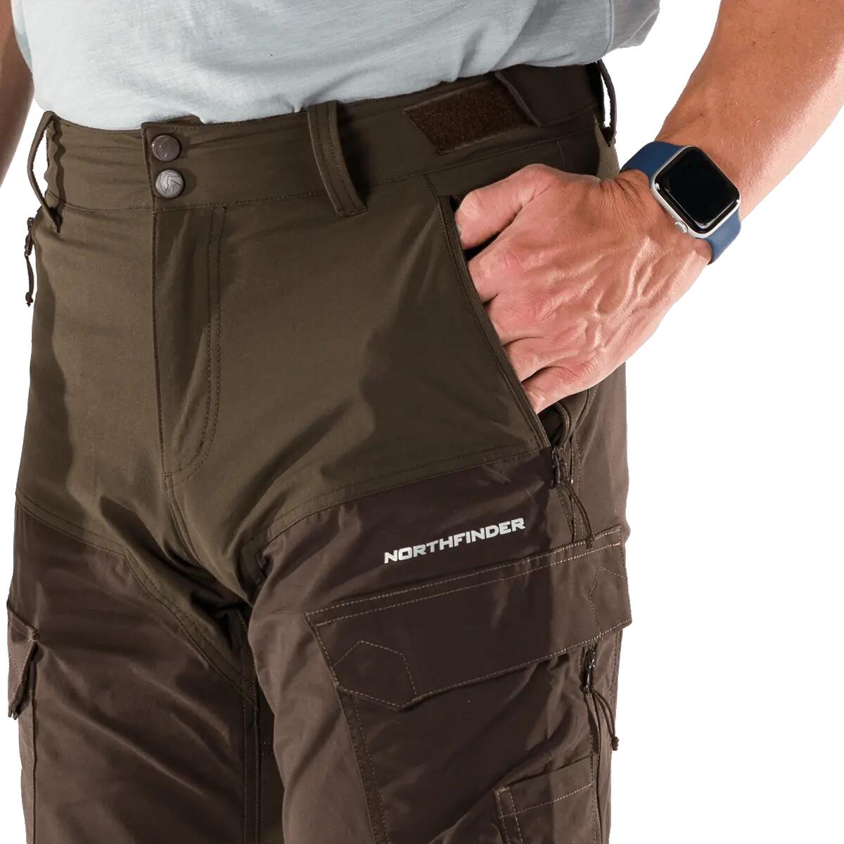 Pánské outdoorové hybridní kapsáčové šortky CASTOR 6/10