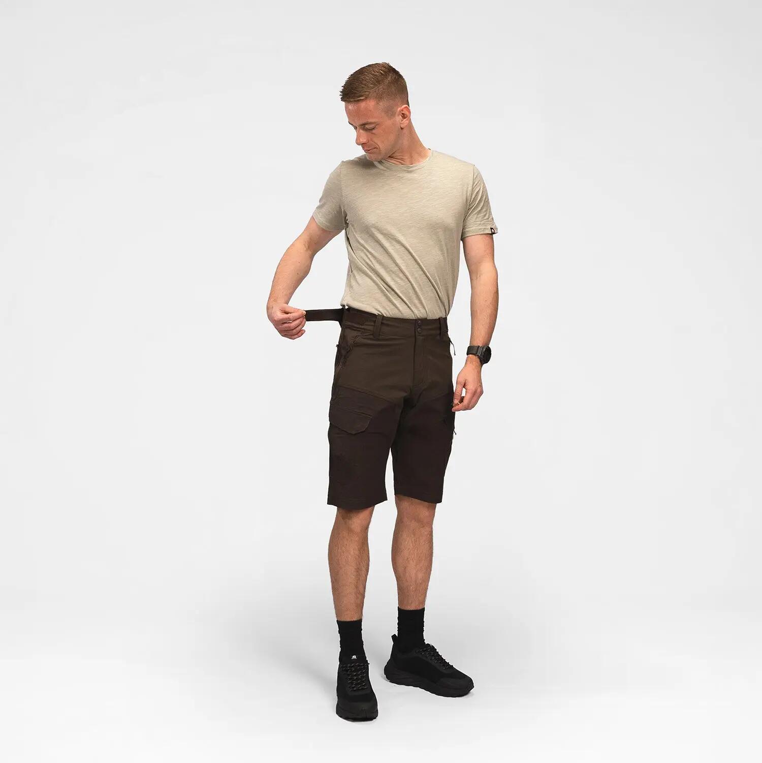 Pánské outdoorové hybridní kapsáčové šortky CASTOR 3/10