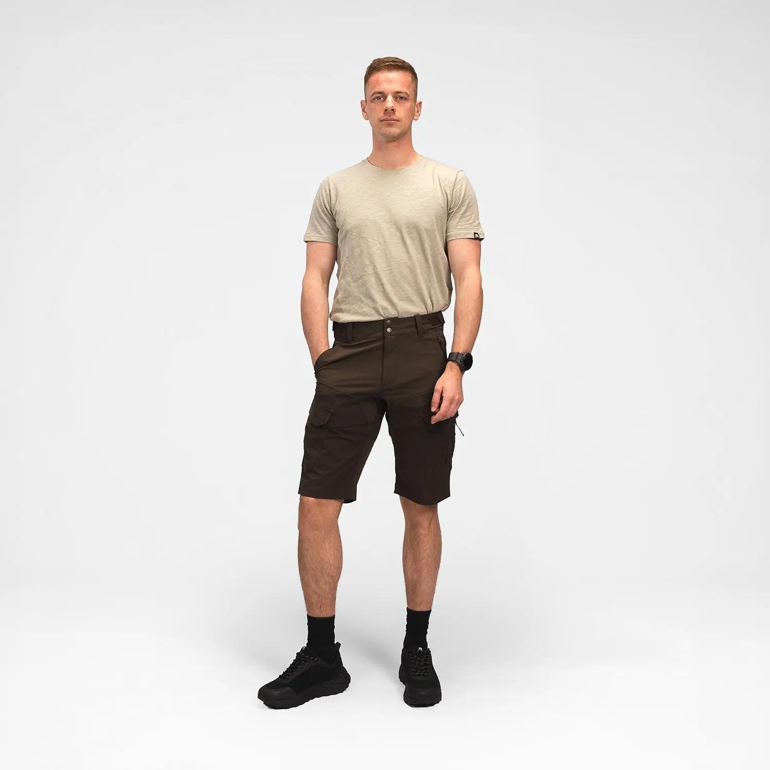 Pánské outdoorové hybridní kapsáčové šortky CASTOR 2/10