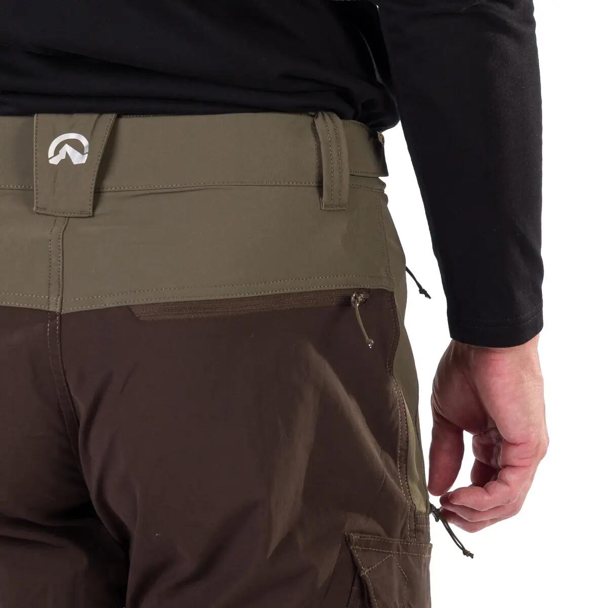 Pánské outdoorové hybridní kapsáčové kalhoty BISHORN 8/12