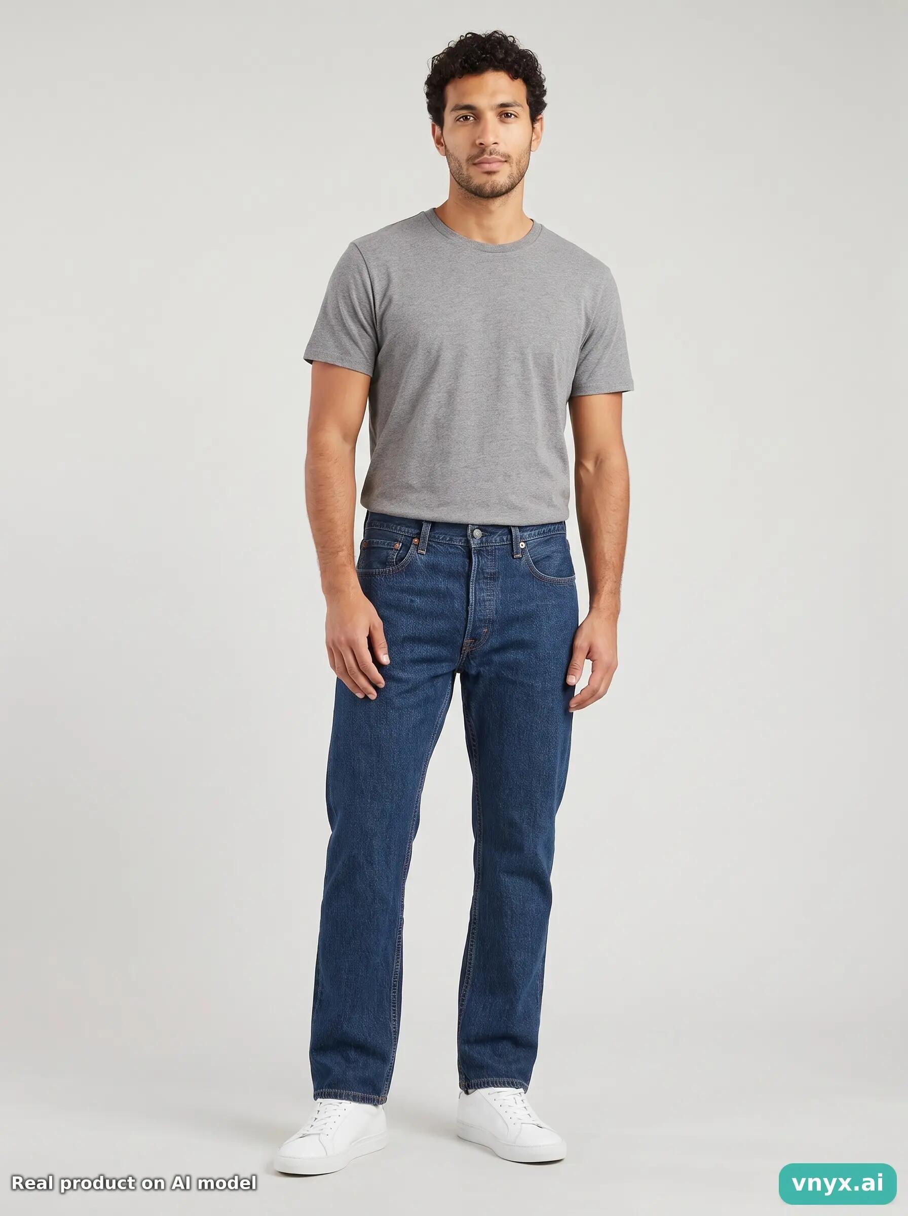 Second Life - Vintage LEVI STRAUSS & CO. Blue Jeans Men 38 32 6/6