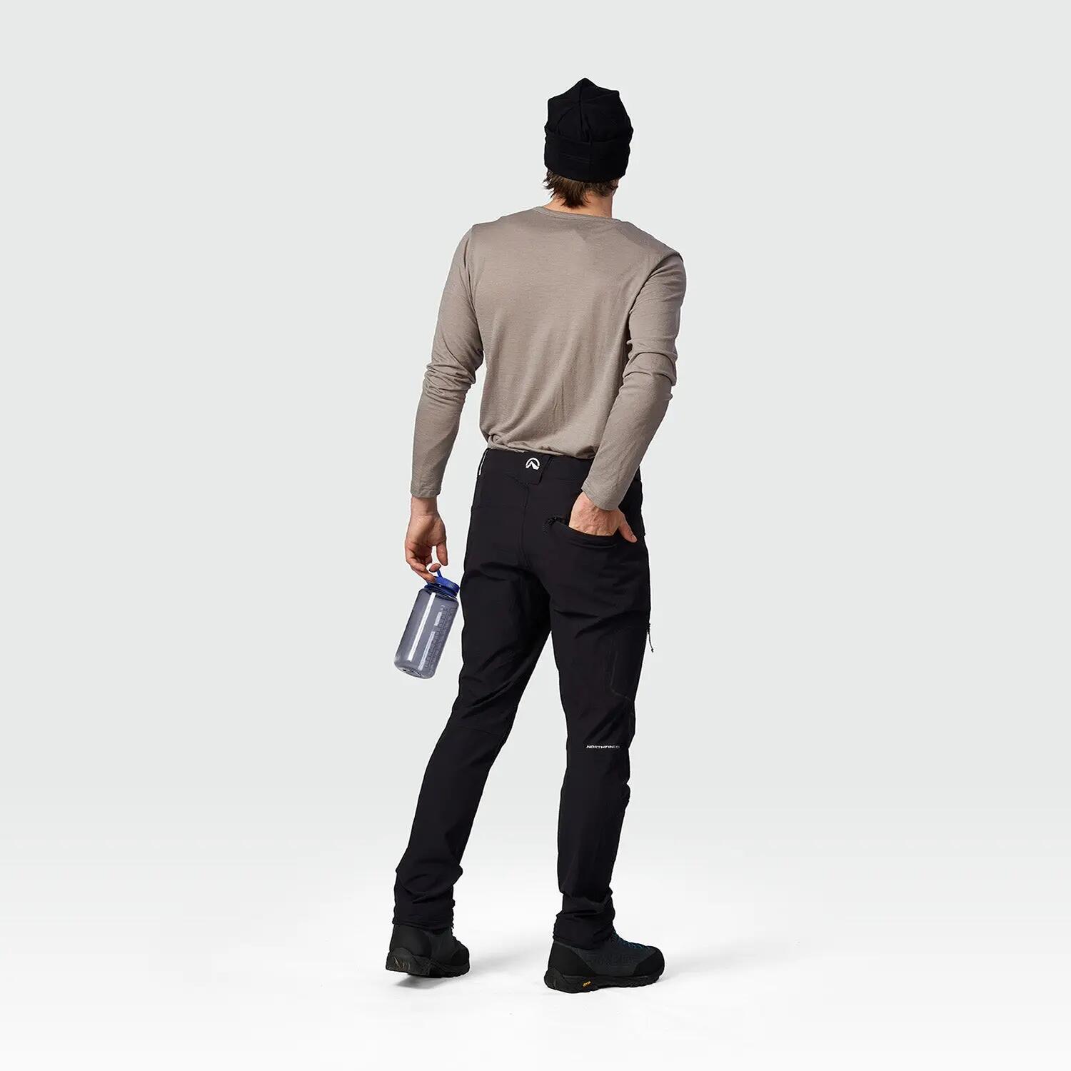 ELMOR pánské prodloužené elastické outdoorové kalhoty 6/7