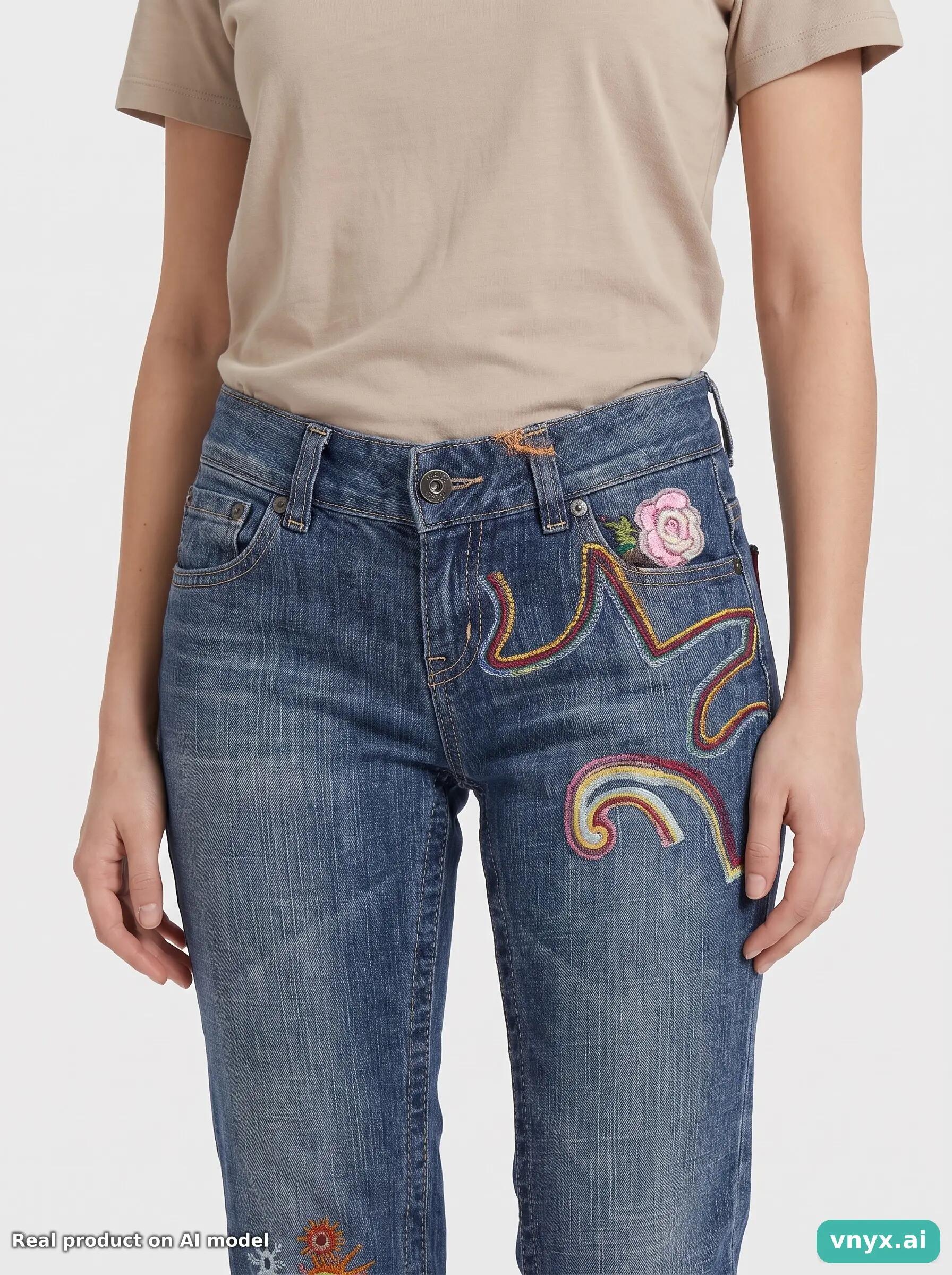 Second Life - Vintage Replay Dark Blue Jeans Women W29 L32 5/6