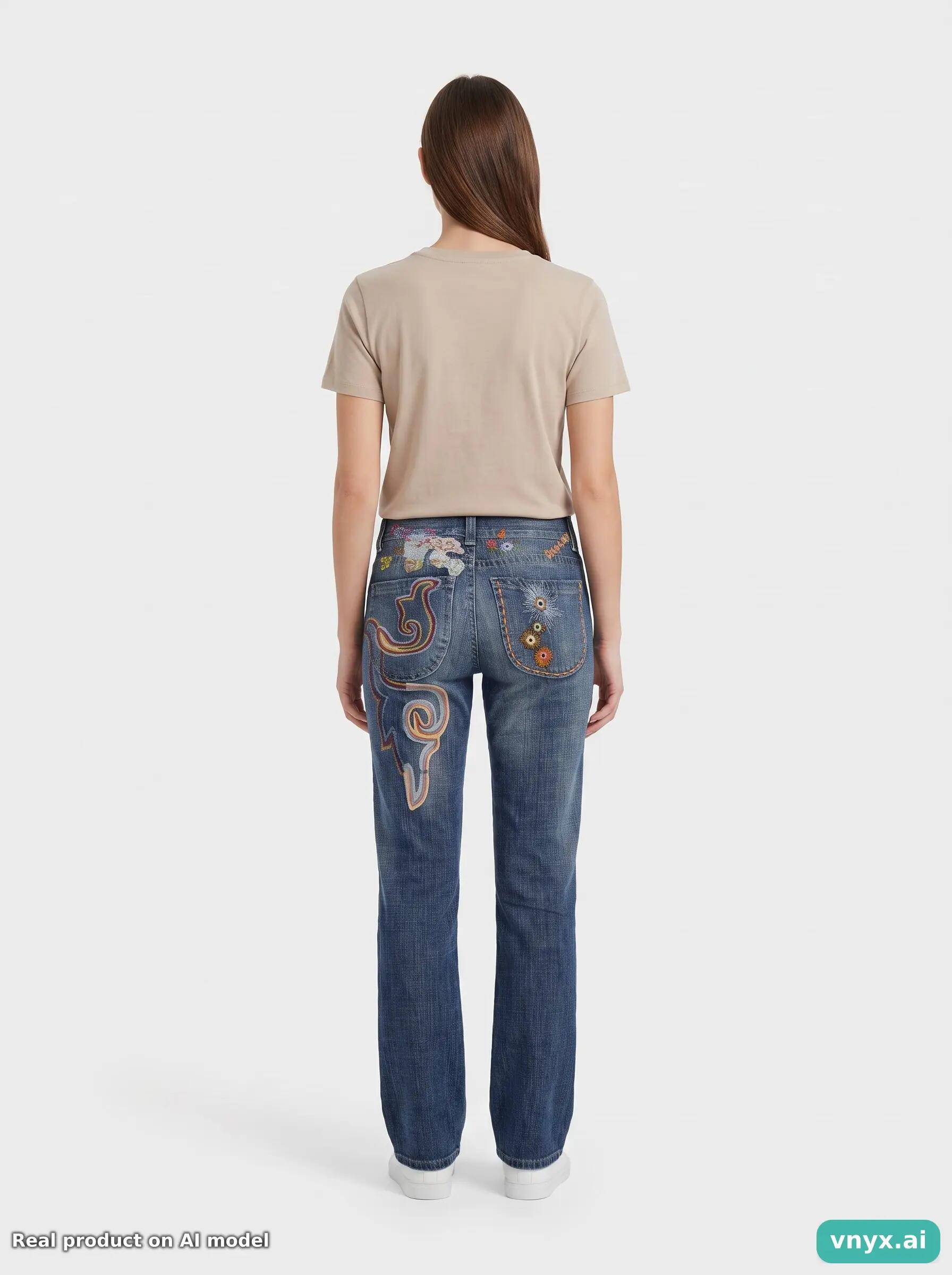 Second Life - Vintage Replay Dark Blue Jeans Women W29 L32 4/6
