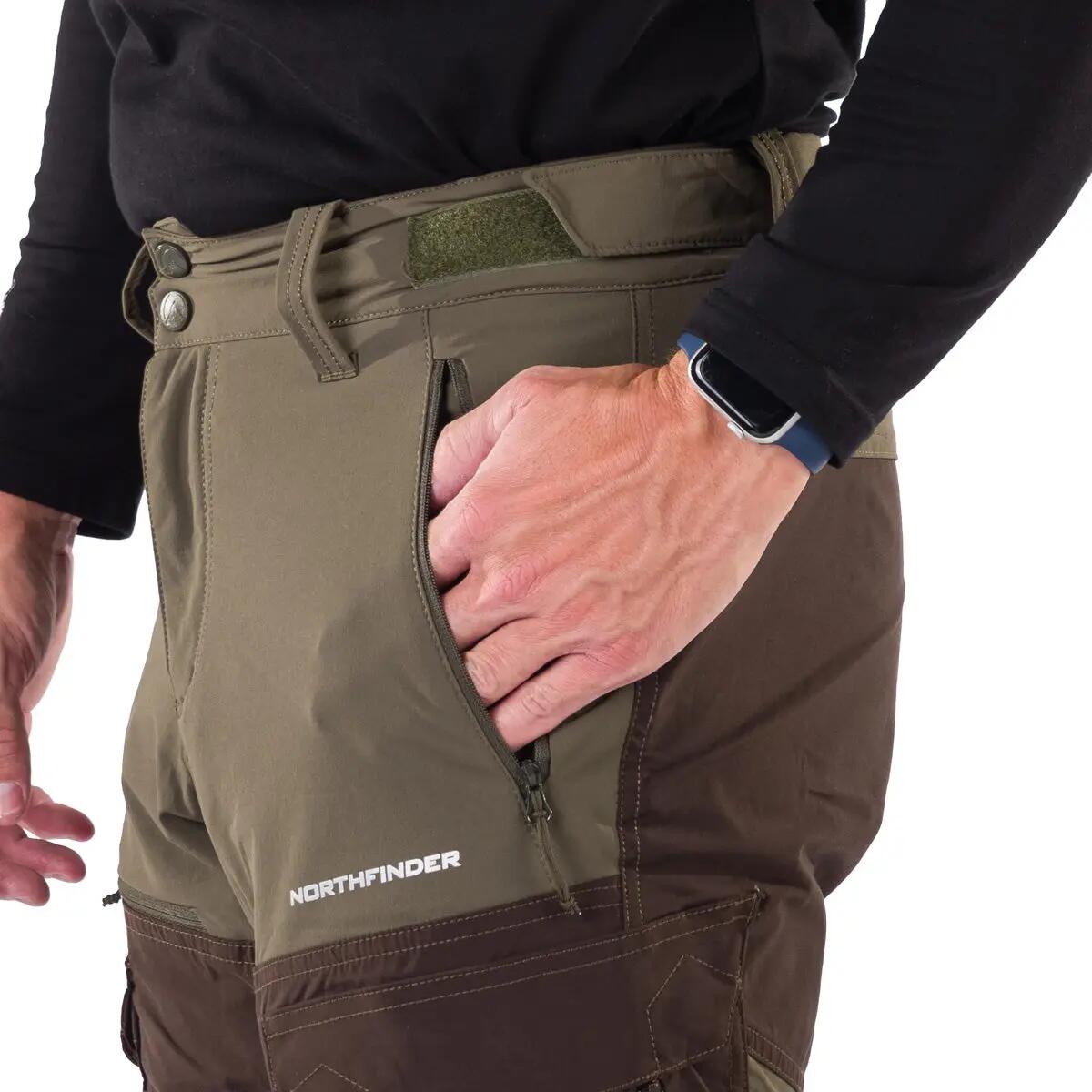 Pánské outdoorové hybridní kapsáčové kalhoty BISHORN 6/12