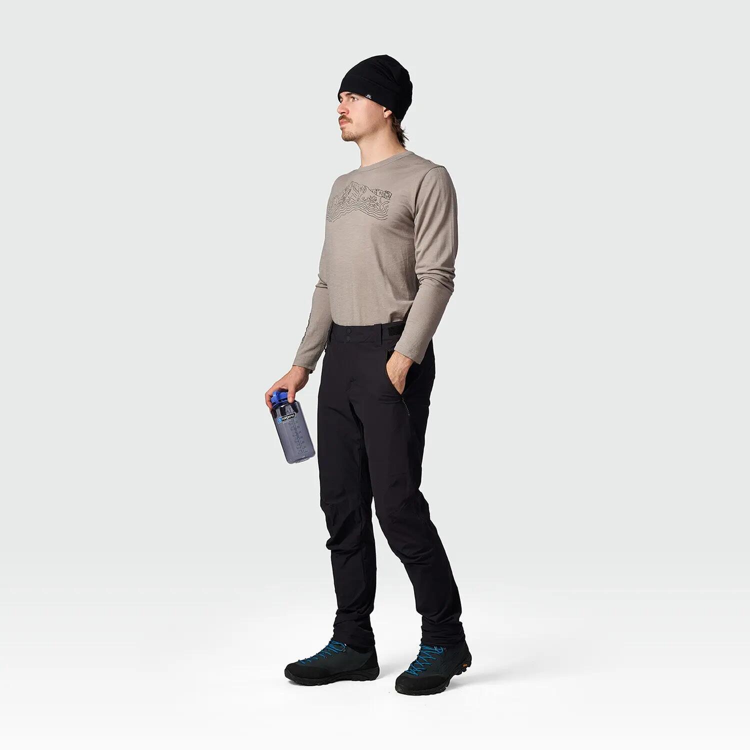 ELMOR pánské prodloužené elastické outdoorové kalhoty 3/7