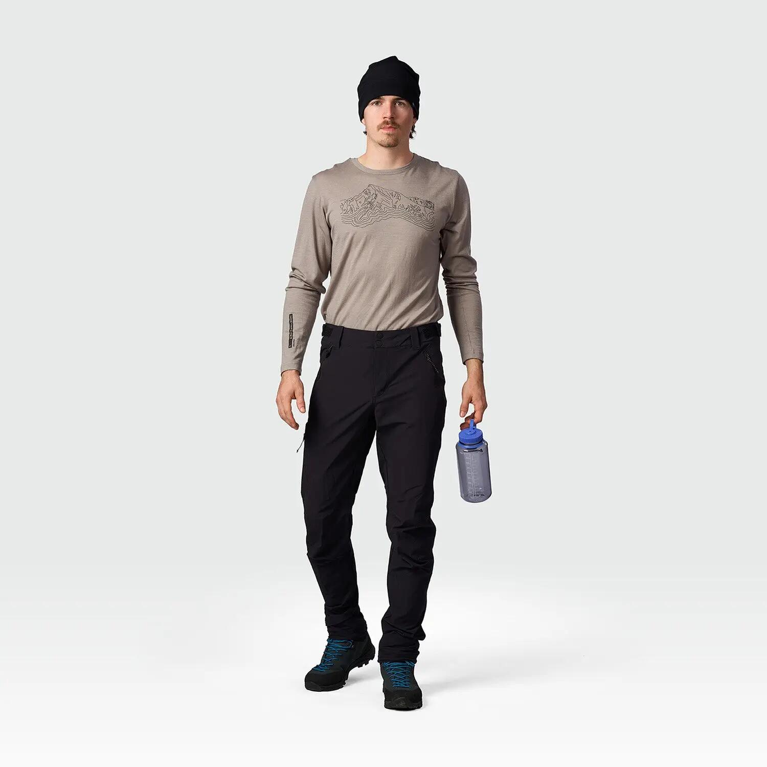 ELMOR pánské prodloužené elastické outdoorové kalhoty 2/7