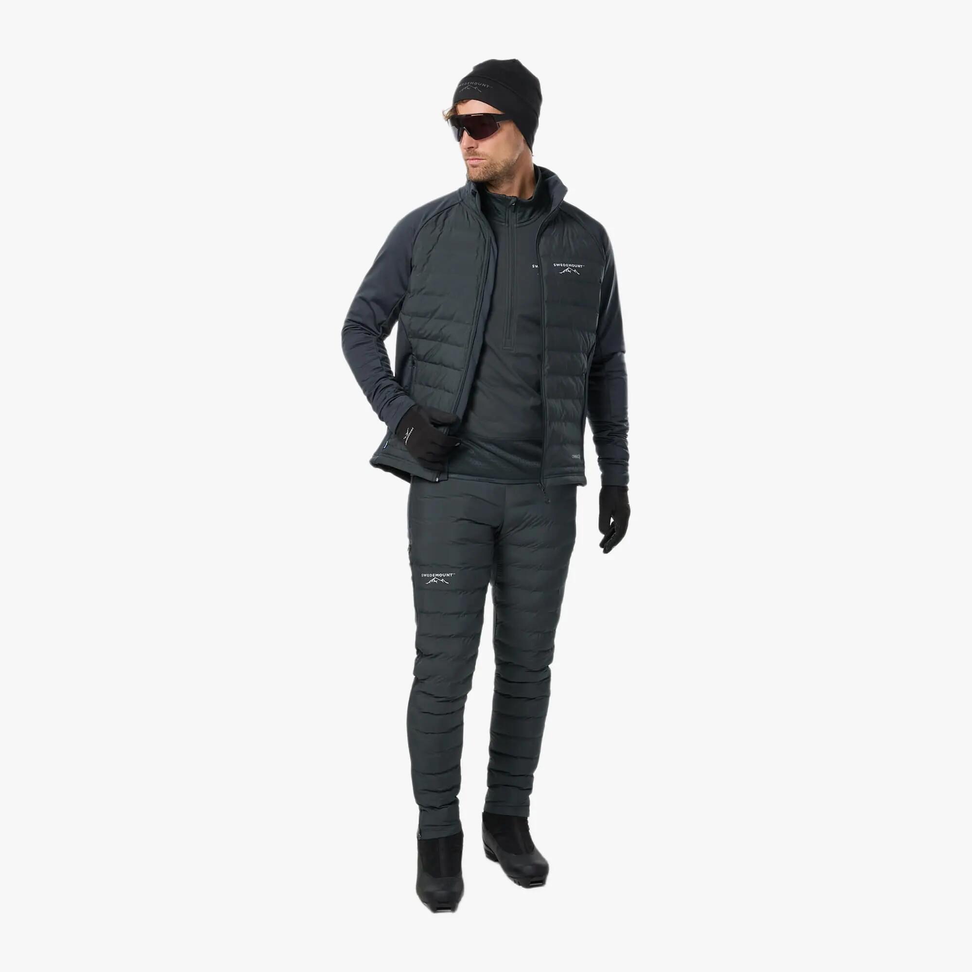 Pantalon Randonnée Homme Coupe-vent Thermal 3/8