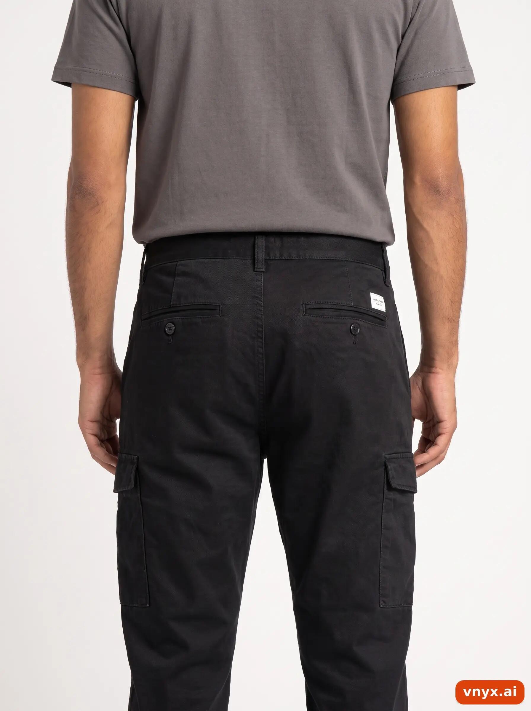 Second Life - Vintage Jack & Jones Black Trousers Men W32 L32 5/6