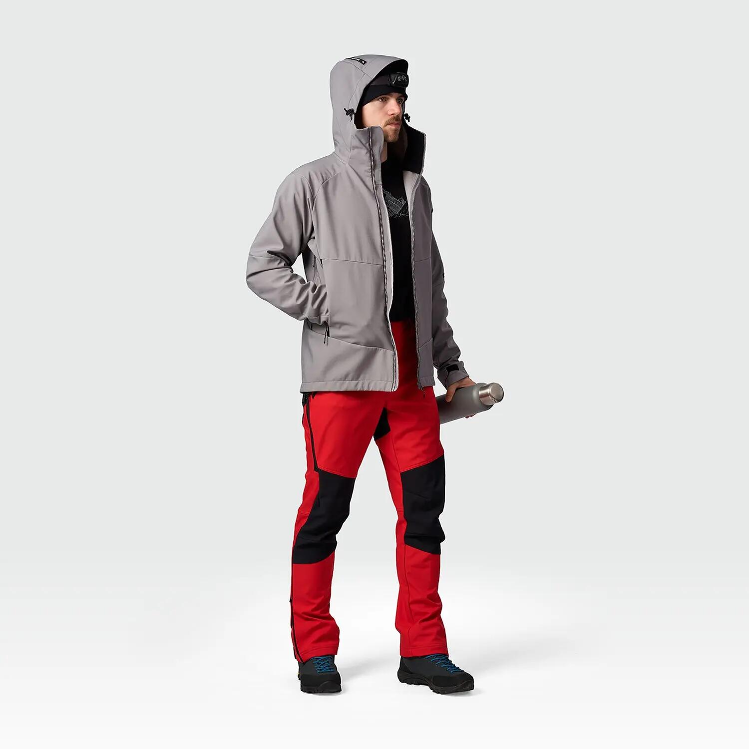 AMADEU pánská outdoorová softshellová bunda 3L s kapucí 6/7