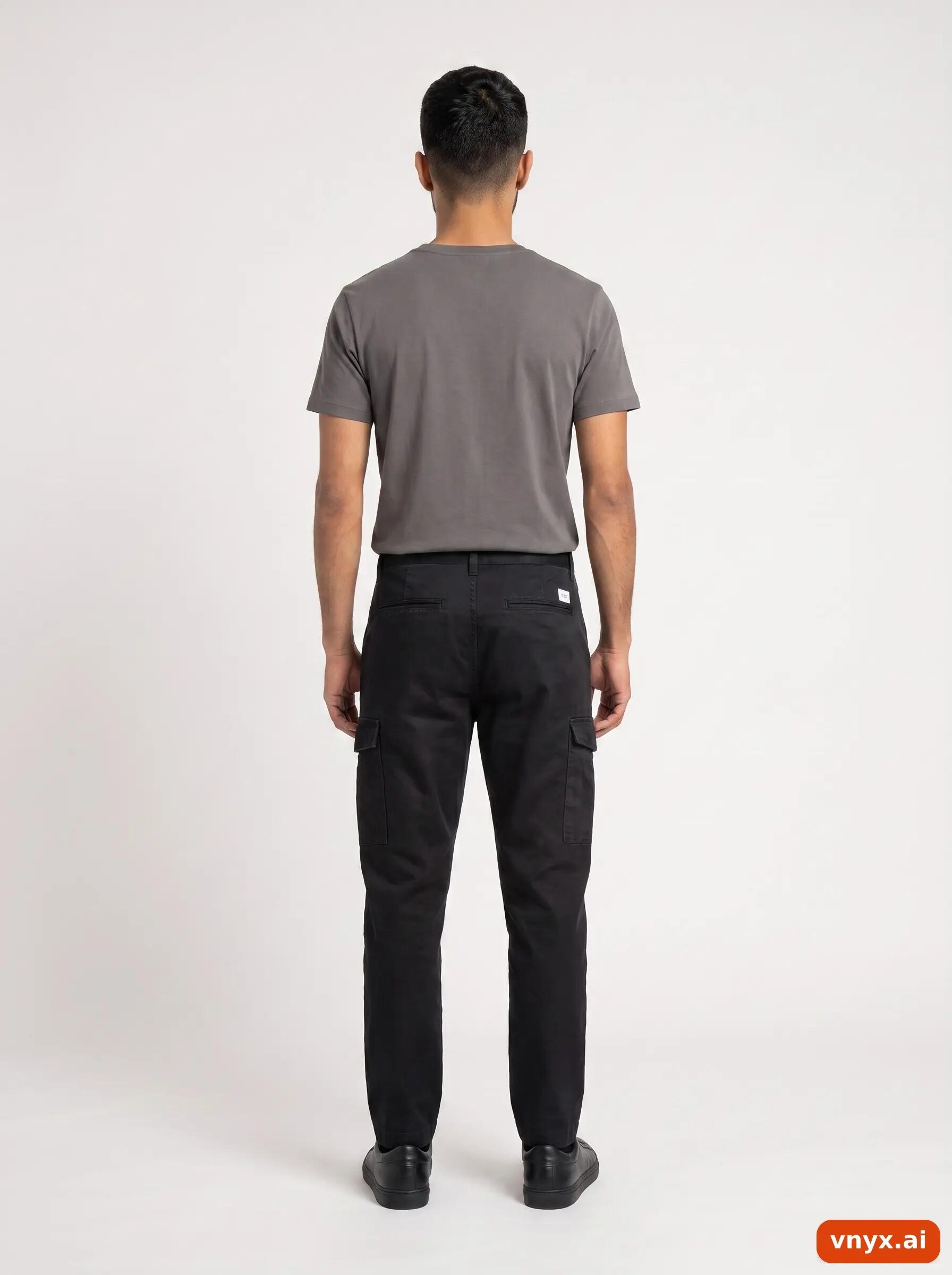 Second Life - Vintage Jack & Jones Black Trousers Men W32 L32 4/6