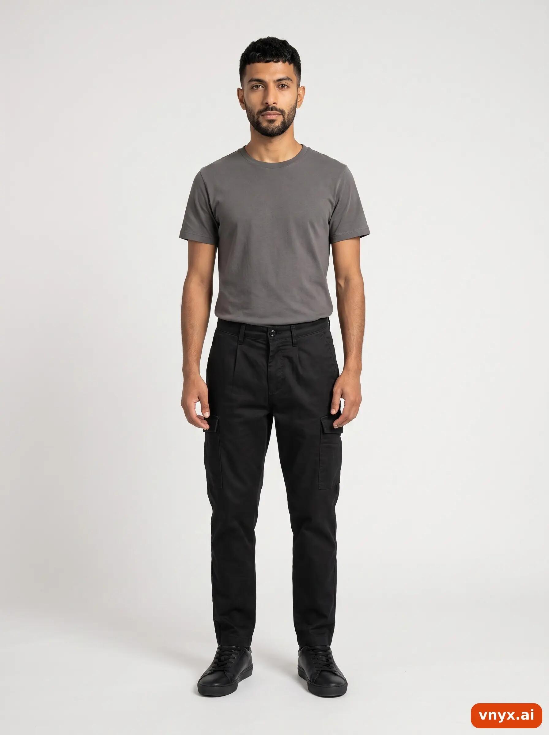 Second Life - Vintage Jack & Jones Black Trousers Men W32 L32 3/6