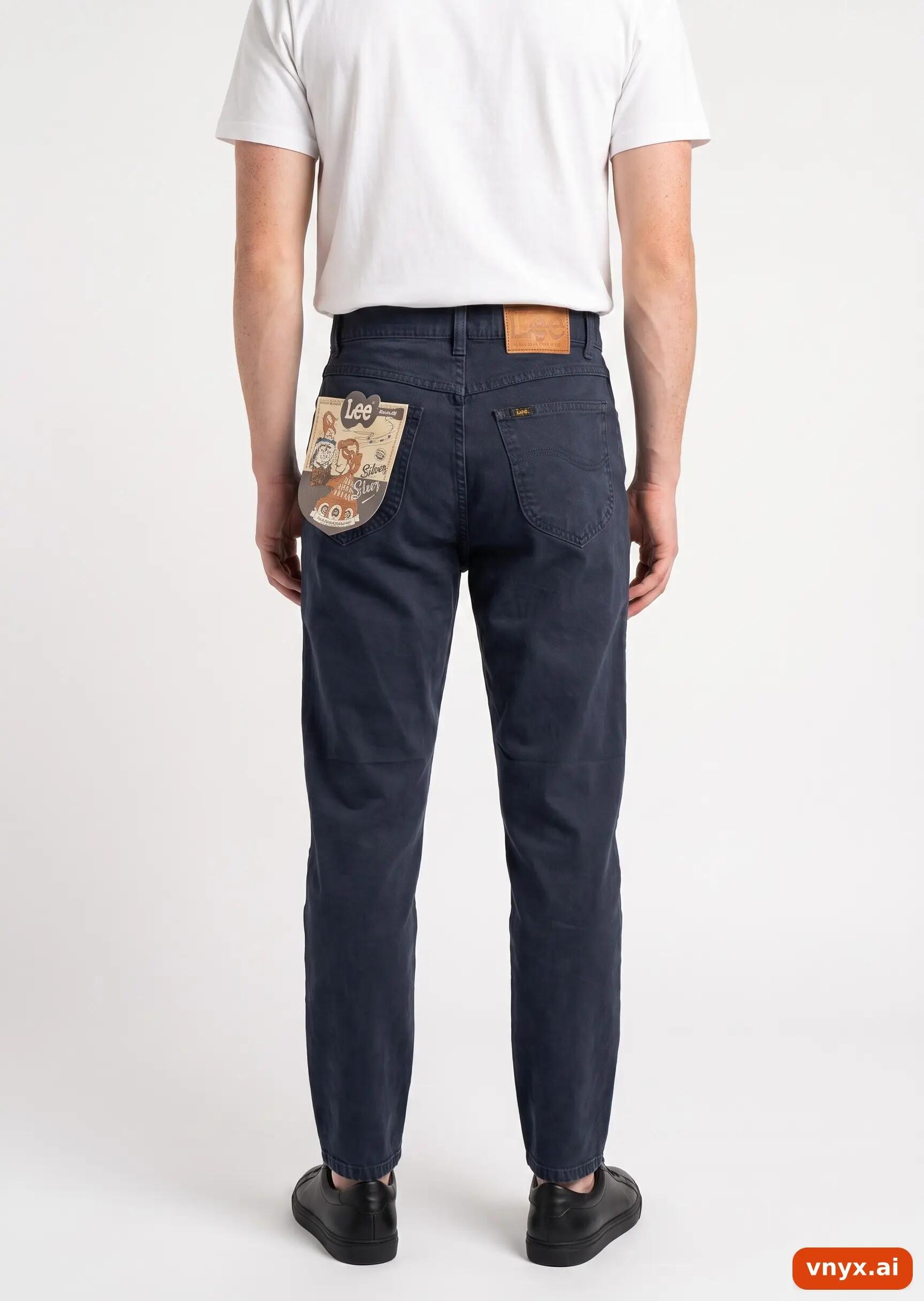 Second Life - Vintage Lee Navy Jeans Men W30 2/6