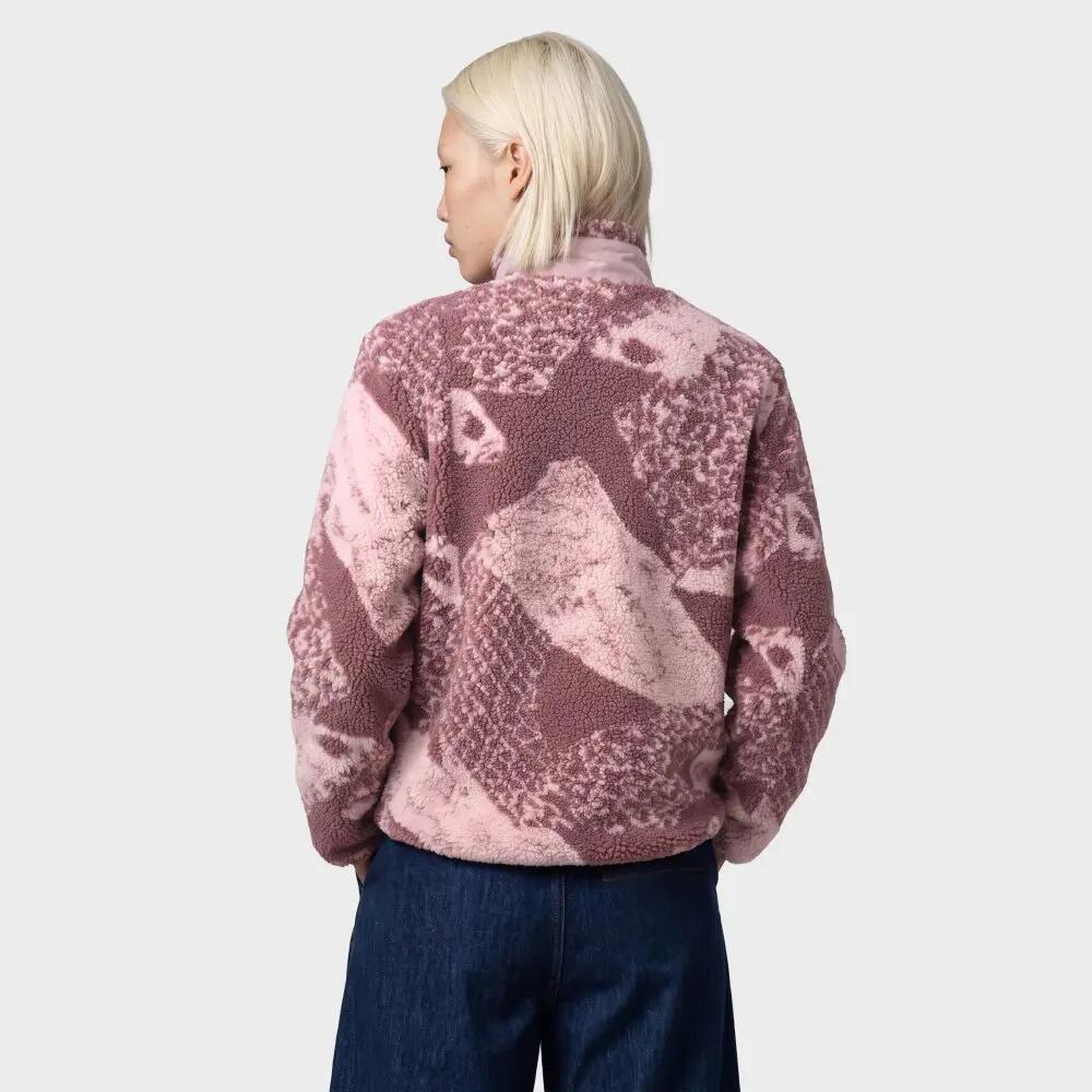 Dames sherpa fleecejack voor Boreas-W Pink Roze 6/7