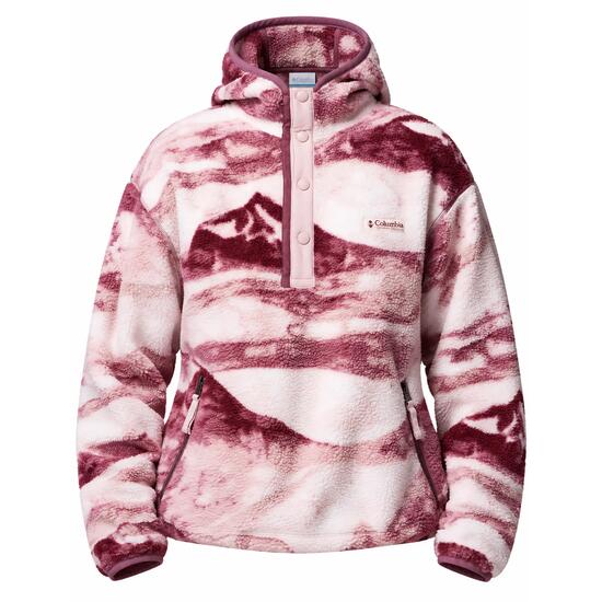 Pullover weich wärmend Damen - Helvetia II Printed Hoodie
