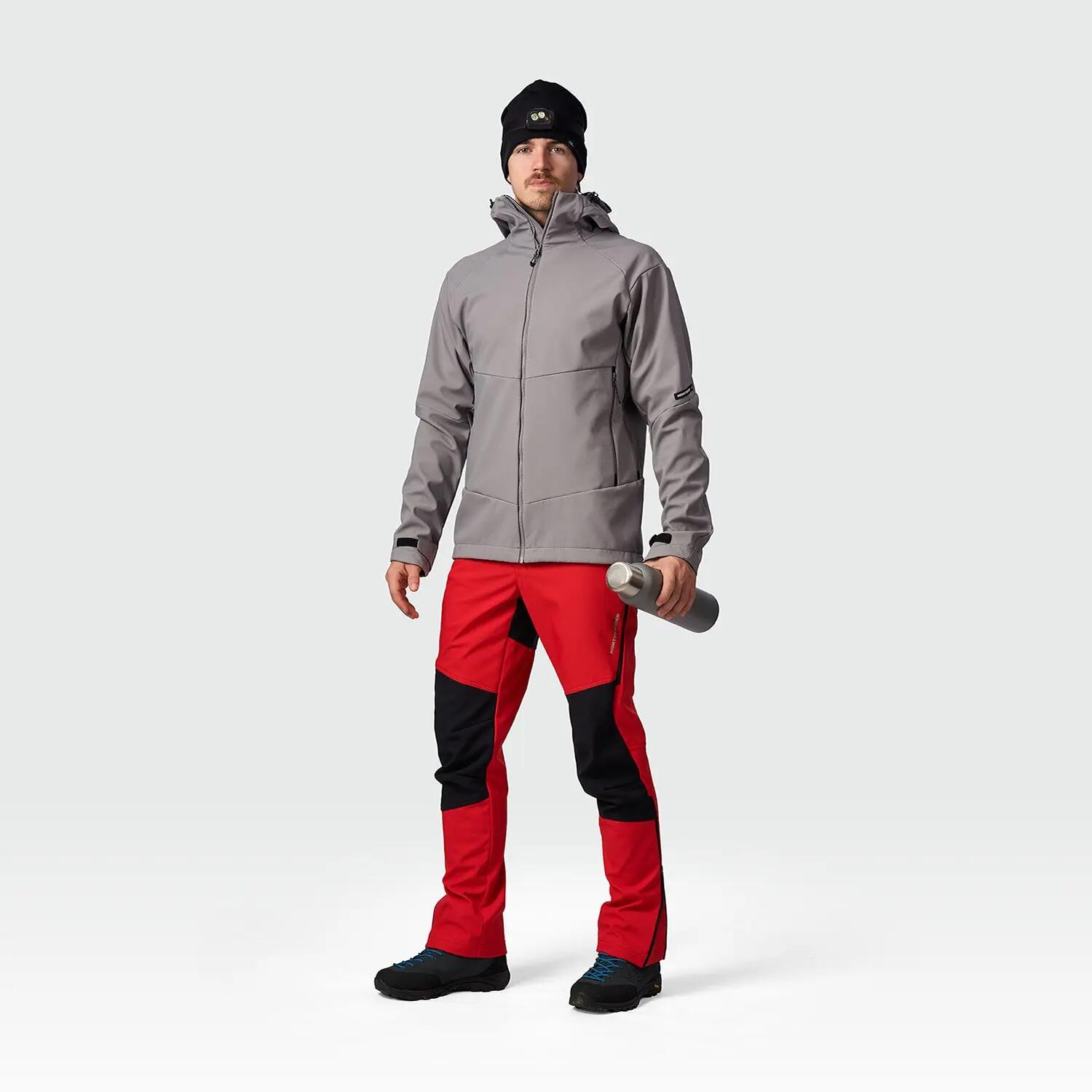 AMADEU pánská outdoorová softshellová bunda 3L s kapucí 2/7