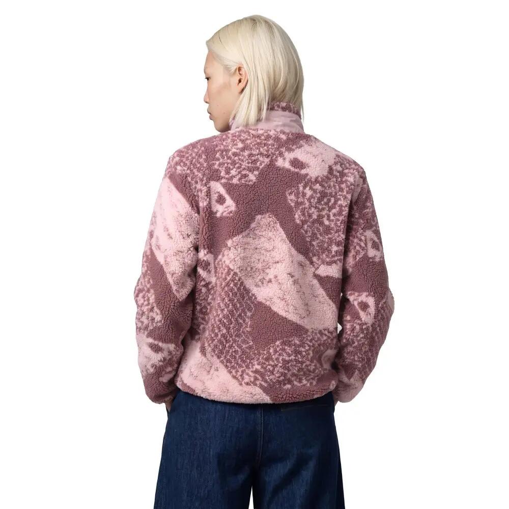 Dames sherpa fleecejack voor Boreas-W Pink Roze 2/7