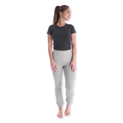 Damen Skiunterhose lange Unterhose Funktionsunterhose mit Innenfleece Baumwolle