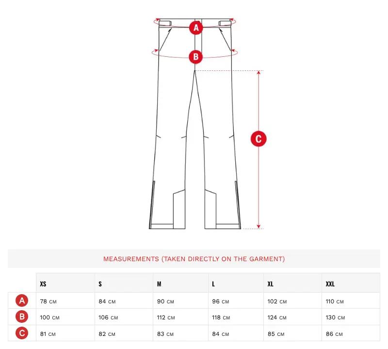 Calças de ski hardshell para homem Wengen Black Preto 7/7