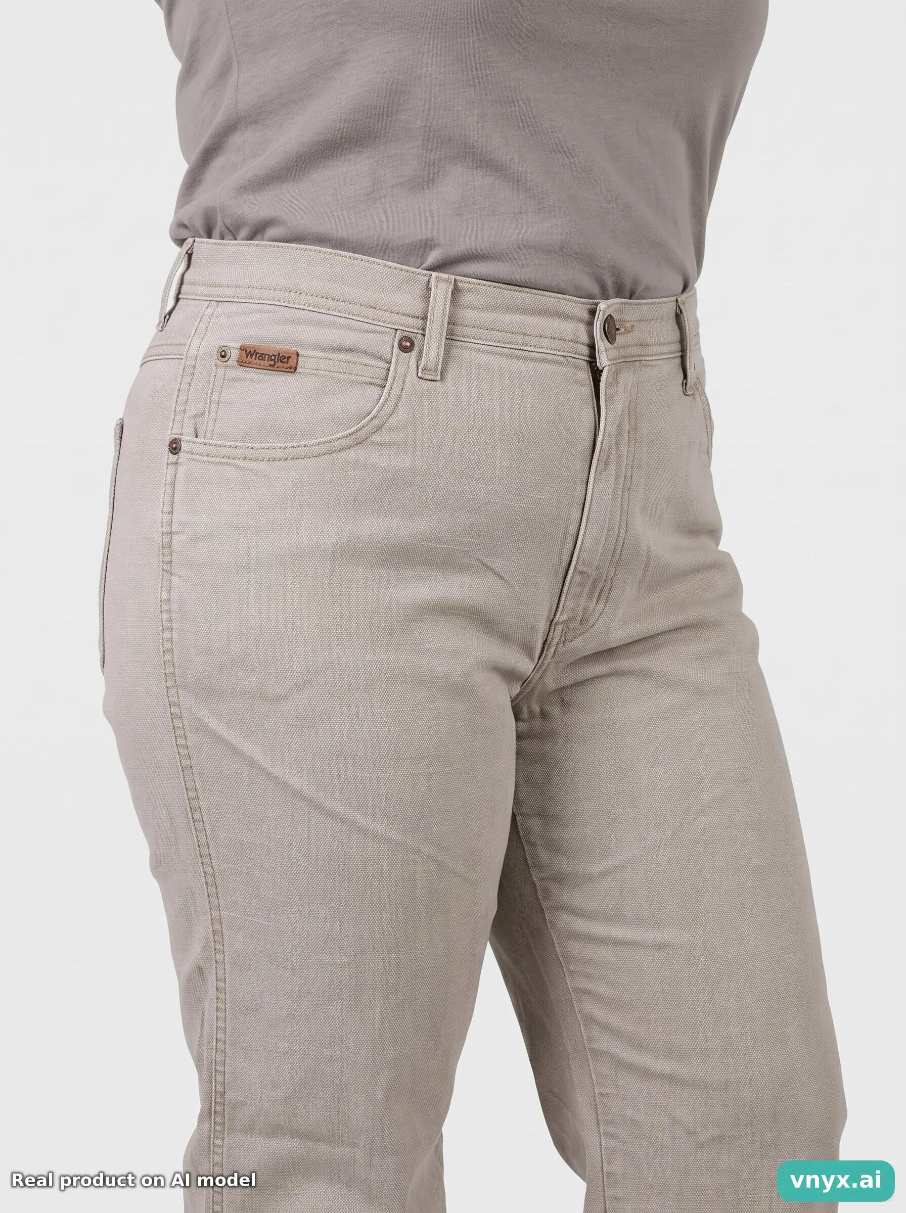 Second Life - Vintage Wrangler Muted Beige Jeans Women W40 6/6