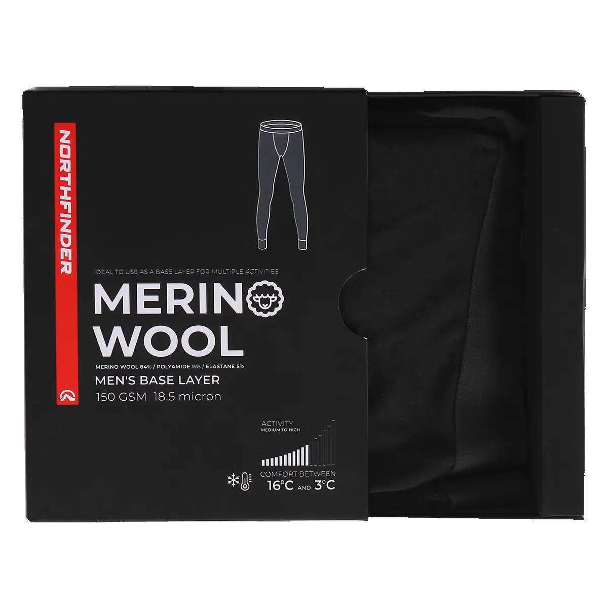 Pánské merino legíny - základní vrstva GENERAL 6/7