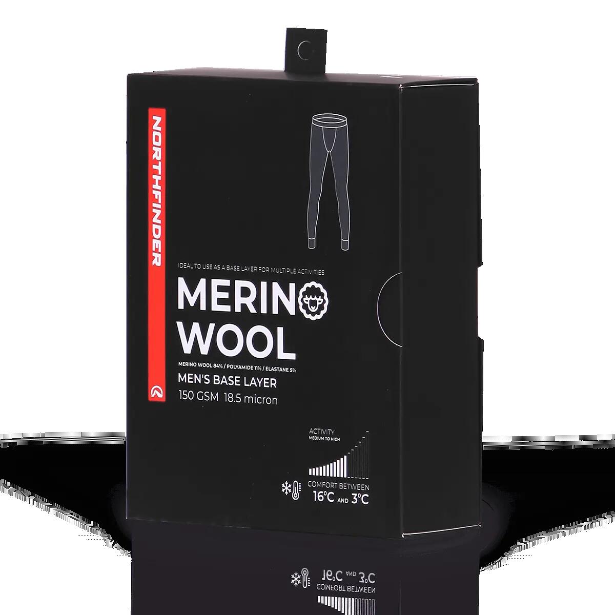 Pánské merino legíny - základní vrstva GENERAL 5/7