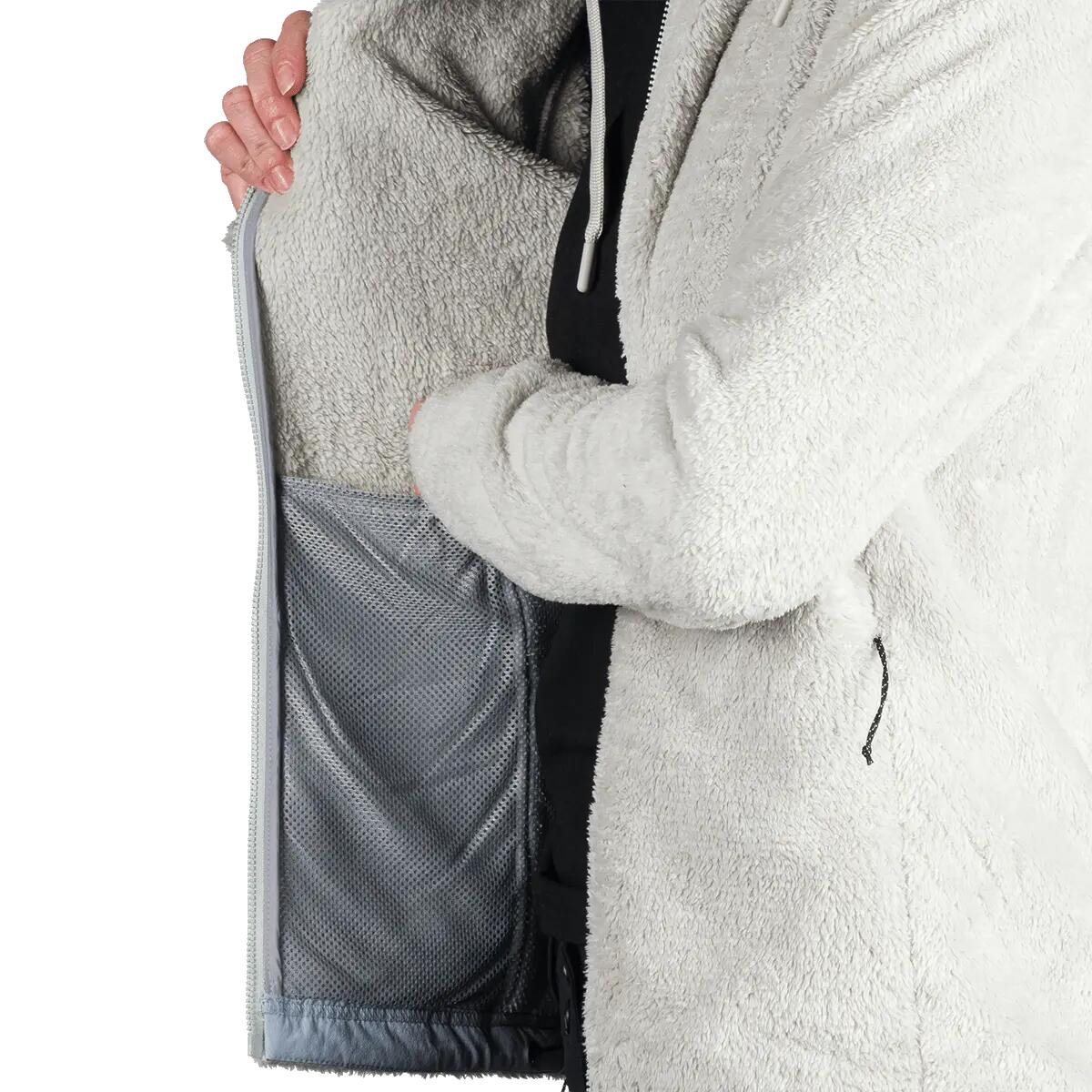 Dámský outdoorový flísový svetr v melanžovém stylu LACY 7/8