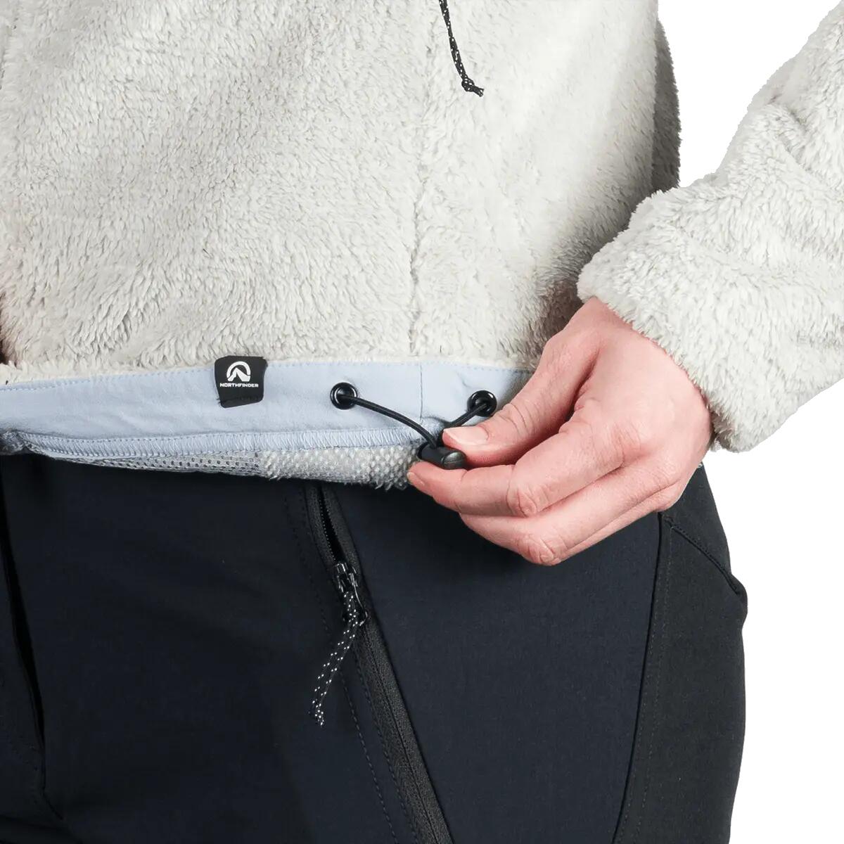 Dámský outdoorový flísový svetr v melanžovém stylu LACY 6/8