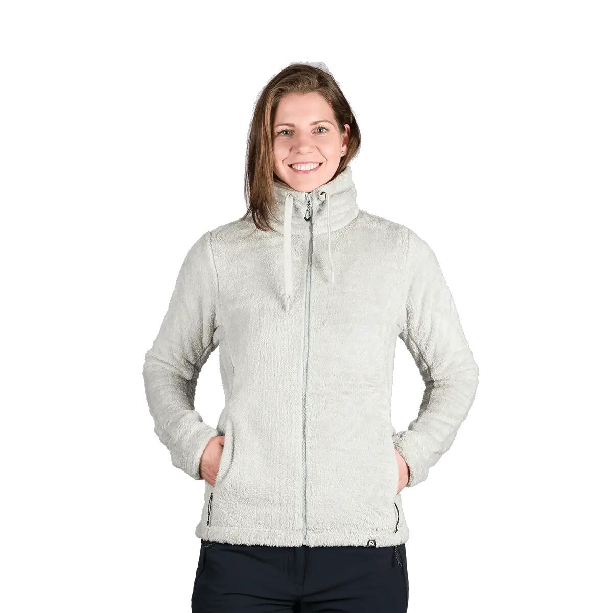 Dámský outdoorový flísový svetr v melanžovém stylu LACY 5/8