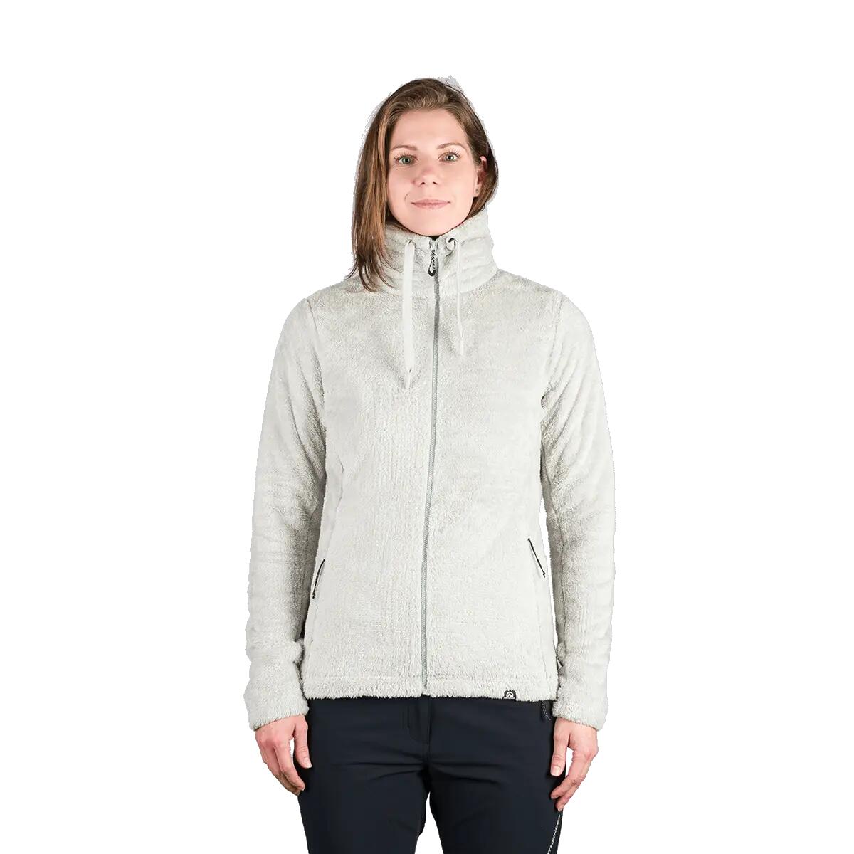 Dámský outdoorový flísový svetr v melanžovém stylu LACY 2/8
