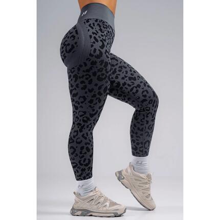 Push-Up Kompressionsleggings mit Leopardenmuster PRIMAL 849 BLUE LEOPARD