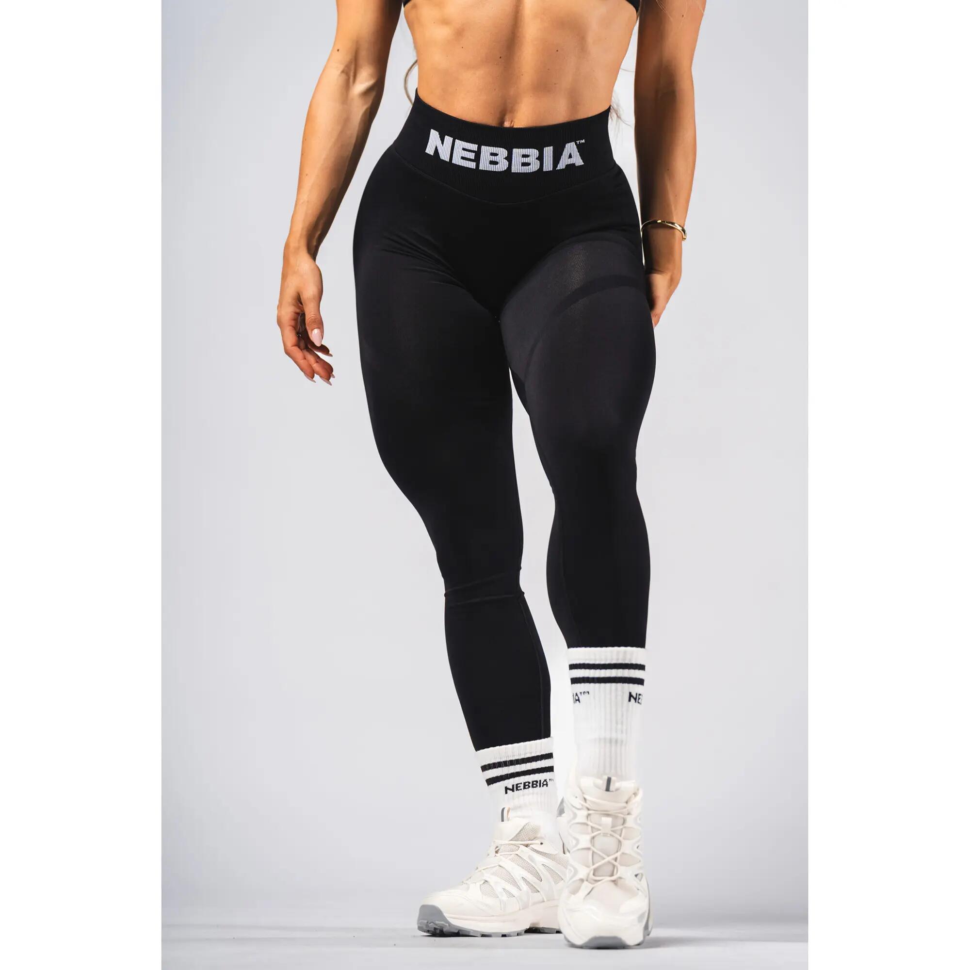 High-Waist Push-Up Leggings FLOW SEAMLESS 496 schwarze 2/5