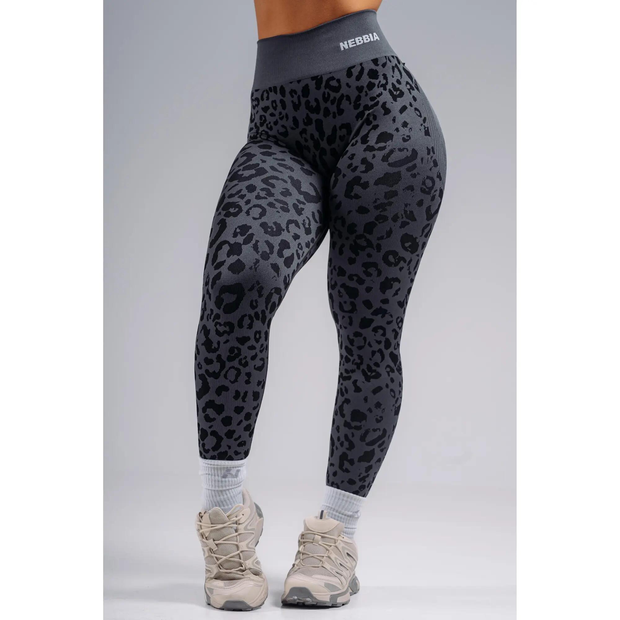 Push-Up Kompressionsleggings mit Leopardenmuster PRIMAL 849 BLACK LEOPARD 2/5