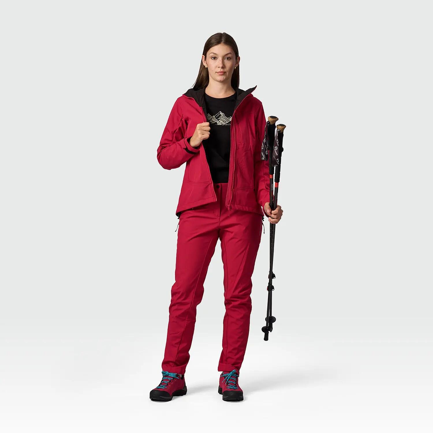 Dámská softshellová bunda KOZIARKA 3L pro trekking 7/8