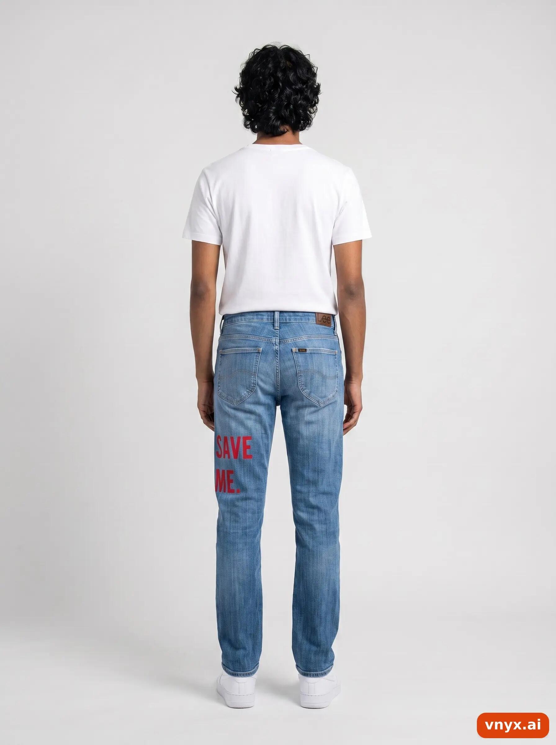 Second Life - Vintage Lee Light-Blue Jeans Men W27 2/6