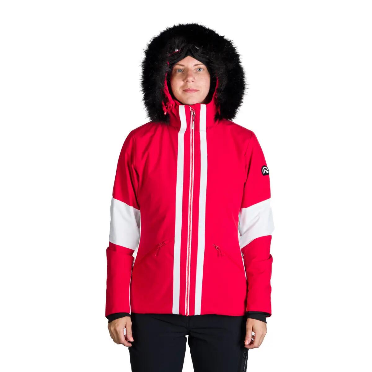 Dámská lyžařská bunda softshellová zateplená ZELLA 6/15