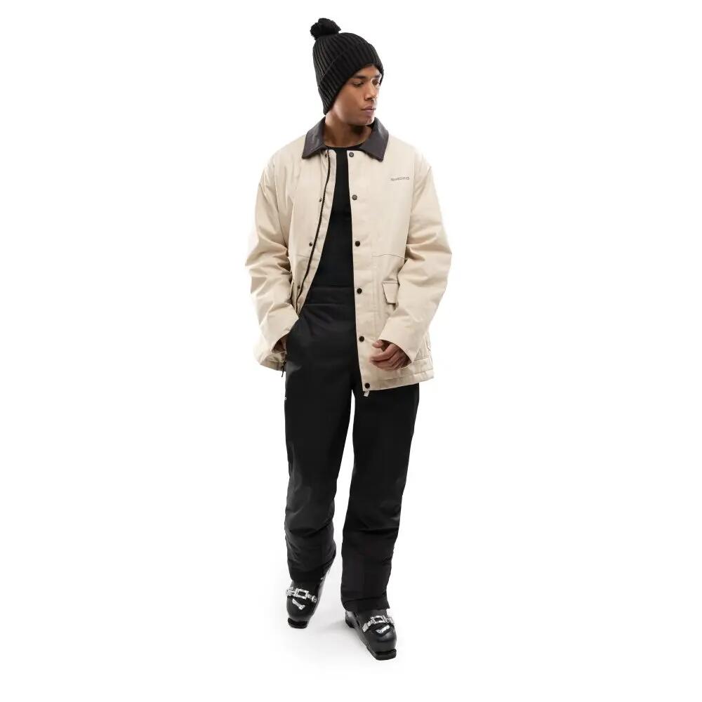 Men 's insulated hardshell ski jacket Saint Bernard Beige Beige 3/8