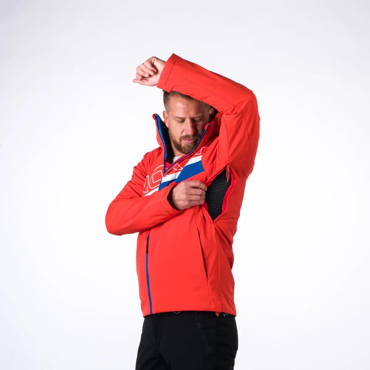 Pánská trendová lyžařská zateplená bunda s plnou výbavou softshell 3L NATHAN 8/12