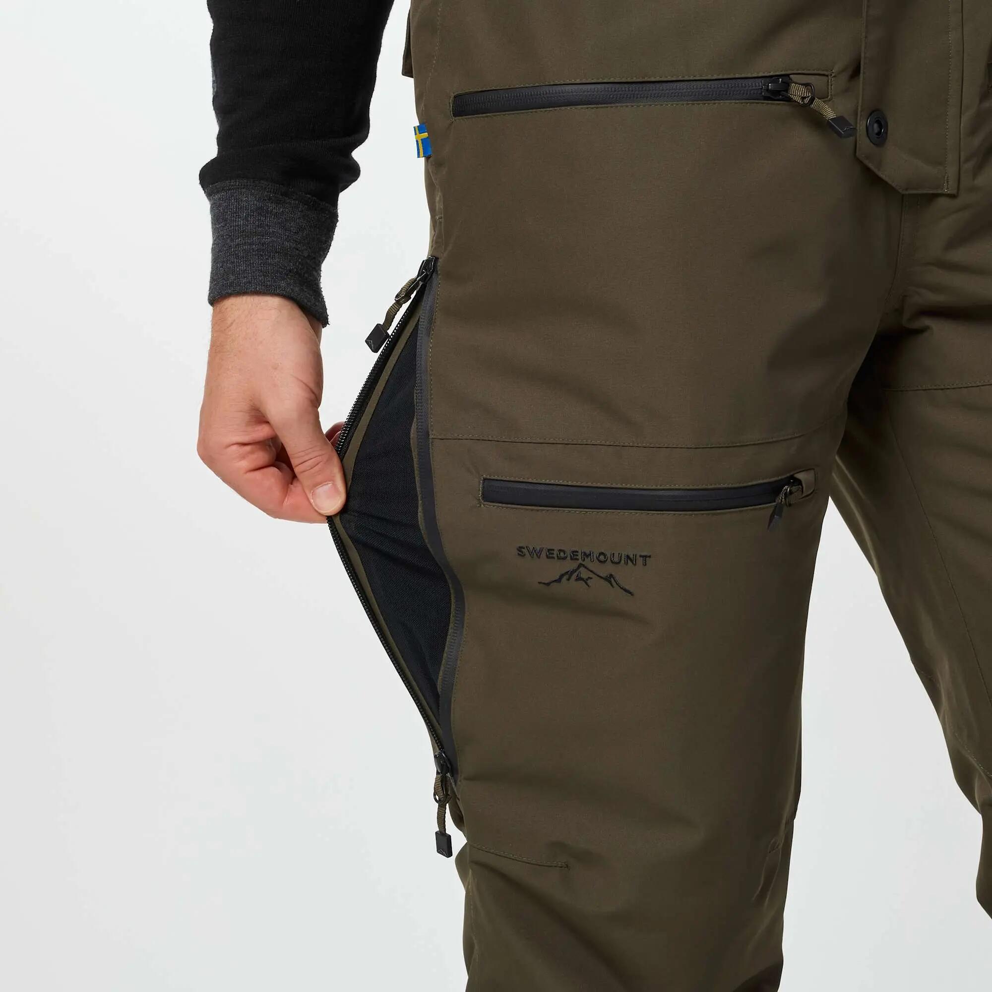 Pantaloni Con Bretelle Sci Uomo Impermeabile Freeride 13/14
