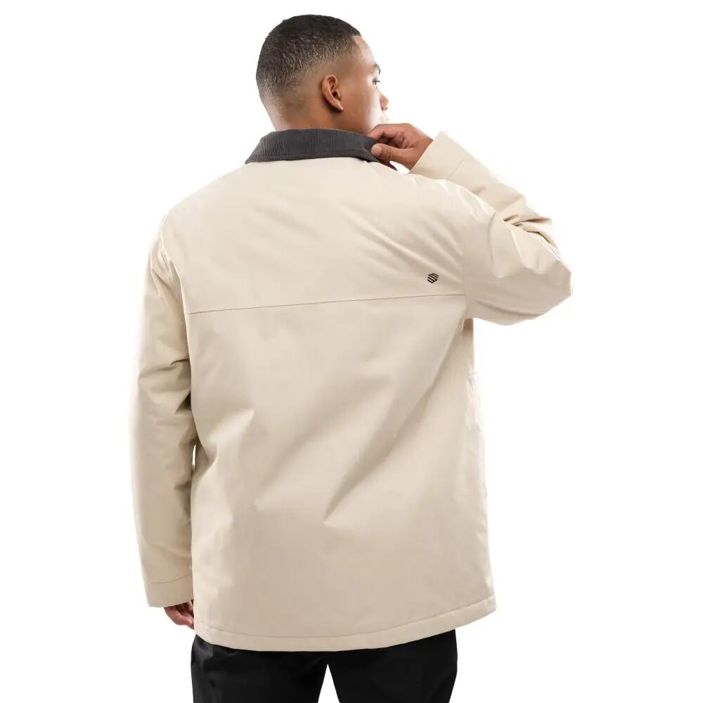 Men 's insulated hardshell ski jacket Saint Bernard Beige Beige 2/8