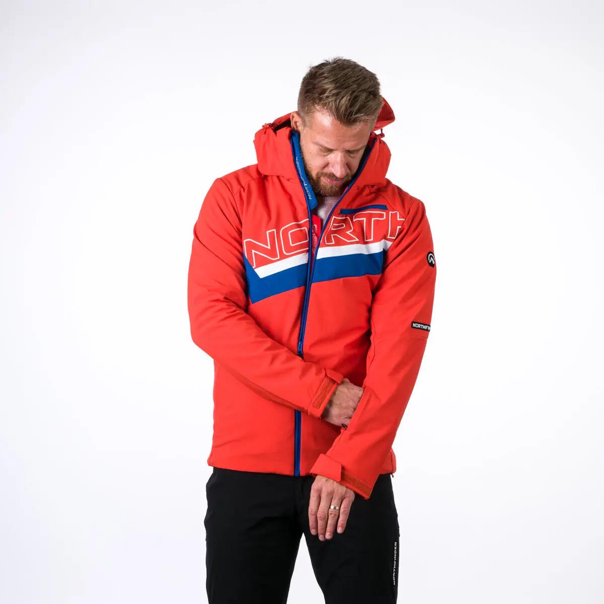 Pánská trendová lyžařská zateplená bunda s plnou výbavou softshell 3L NATHAN 7/12