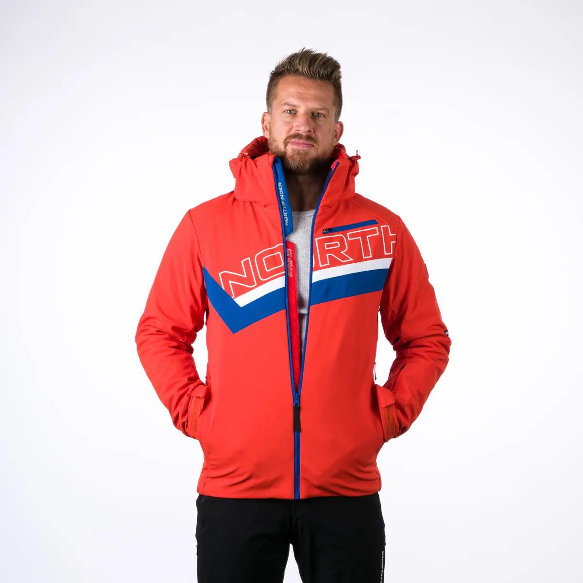 Pánská trendová lyžařská zateplená bunda s plnou výbavou softshell 3L NATHAN 5/12