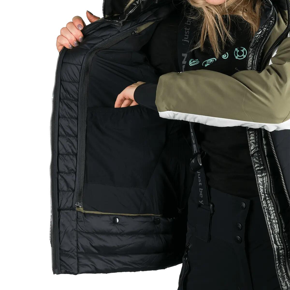 Dámská lyžařská prémiová bunda Dermizax™ EV KALEY 12/13